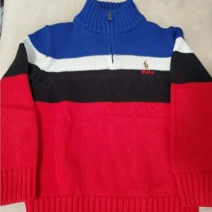 Polo by Ralph Lauren Men's Zip Up Sweater - Red, Blue, Black